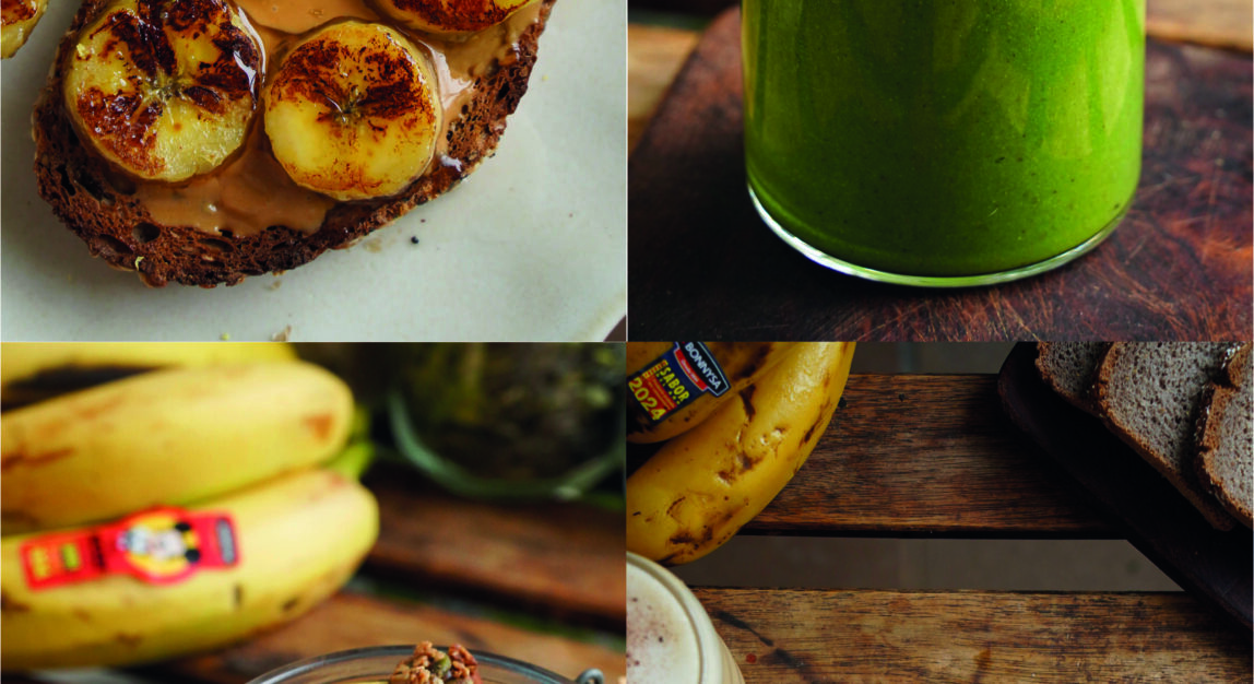 4 recetas con plátano
